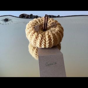 Mini Cornsilk Handmade Pumpkin